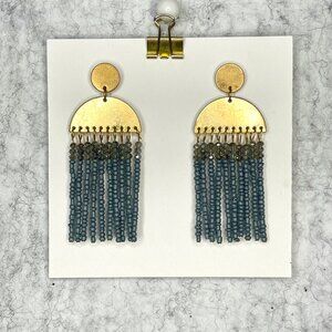 Beaded Fringe Earrings